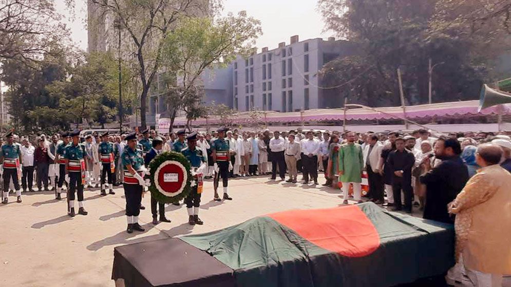 প্রধানমন্ত্রীর প্রেস সচিব ইহসানুল করিমের জানাজা সম্পন্ন