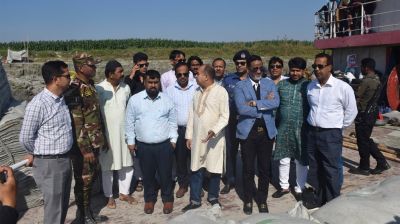 ৯৪ কোটি টাকা ব্যয়ে পদ্মার তীর সংরক্ষণ কাজ শুরু