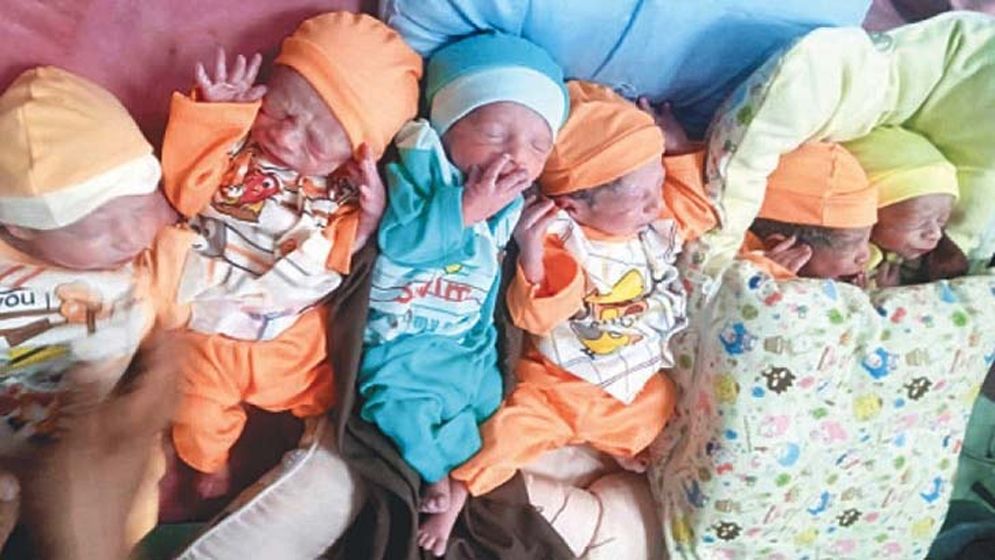 একসঙ্গে ৬ সন্তানের জন্ম, সবাই সুস্থ