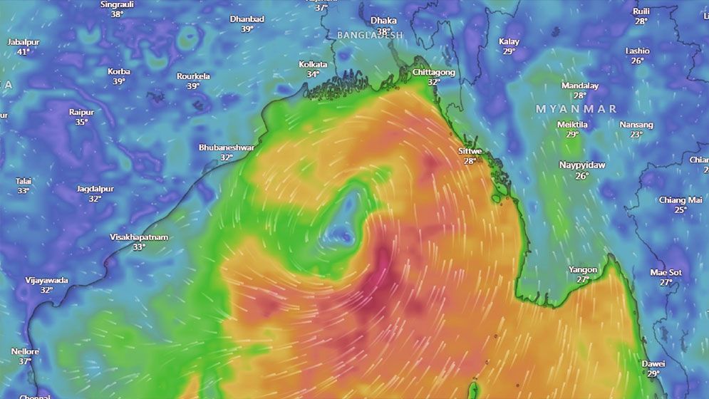 ঘূর্ণিঝড় রেমাল: সরাসরি দেখুন গতিপথ (ভিডিও)