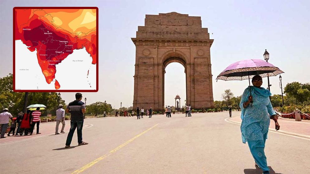 ভারতে ভয়াবহ তাপদাহ, ইতিহাসে সর্বোচ্চ তাপমাত্রার রেকর্ড