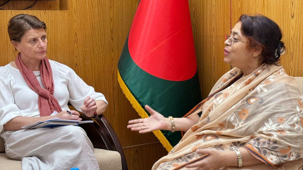 মহিলা ও শিশু বিষয়ক প্রতিমন্ত্রীর সঙ্গে জাতিসংঘের আবাসিক প্রতিনিধির সাক্ষাৎ