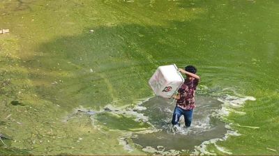 ছিনতাই হওয়া ব্যালট বাক্স পুকুর থেকে উদ্ধার করল পুলিশ