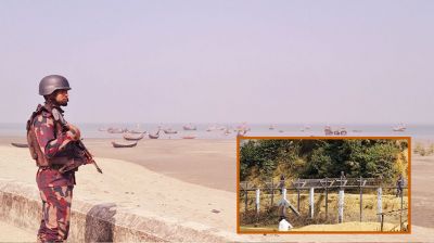ফের মর্টার শেল ও ভারী গোলার শব্দ, টেকনাফ সীমান্তে আতঙ্ক 