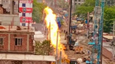 ফতুল্লায় গ্যাসলাইনে অগ্নিকাণ্ড 