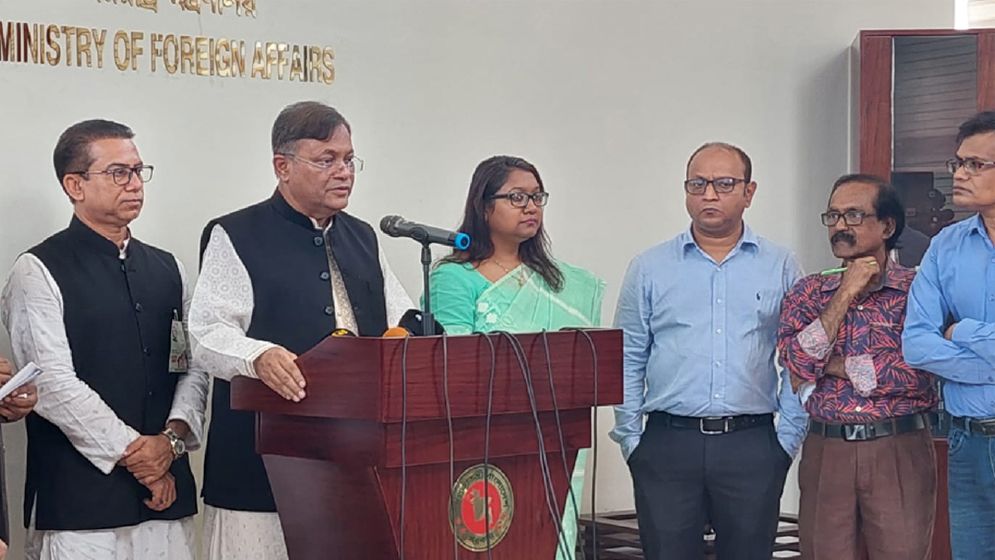 প্রধানমন্ত্রীর দিল্লি সফরে তিস্তা প্রকল্প নিয়ে চীন প্রসঙ্গ আসেনি : পররাষ্ট্রমন্ত্রী