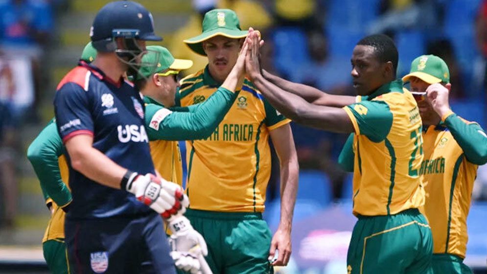 দক্ষিণ আফ্রিকার বুকে কাঁপন ধরিয়ে হারলো যুক্তরাষ্ট্র