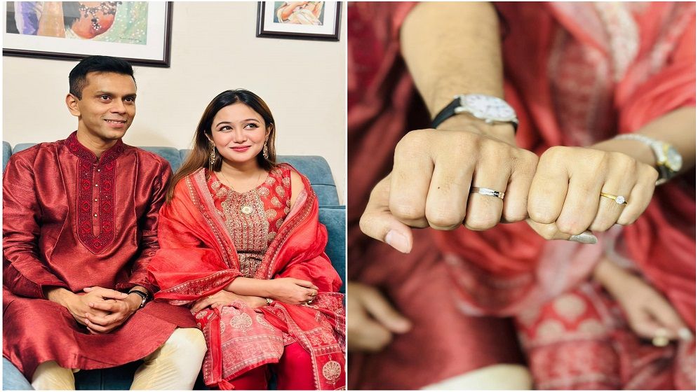 বিয়ে করছেন অভিনেত্রী চমক, হয়েছে আংটিবদল