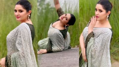 শাড়িতে লাস্যময়ী পরীমণি