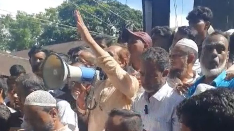 মধ্যনগরে বিএনপির মিছিল ও পথসভা