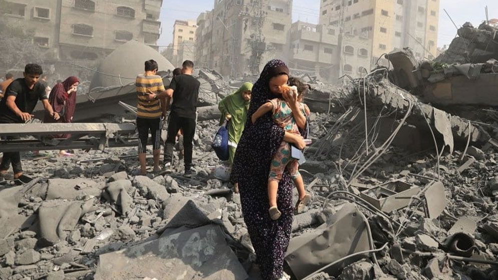 গাজায় ইসরায়েলি হামলায় নিহত আরো প্রায় অর্ধশত ফিলিস্তিনি