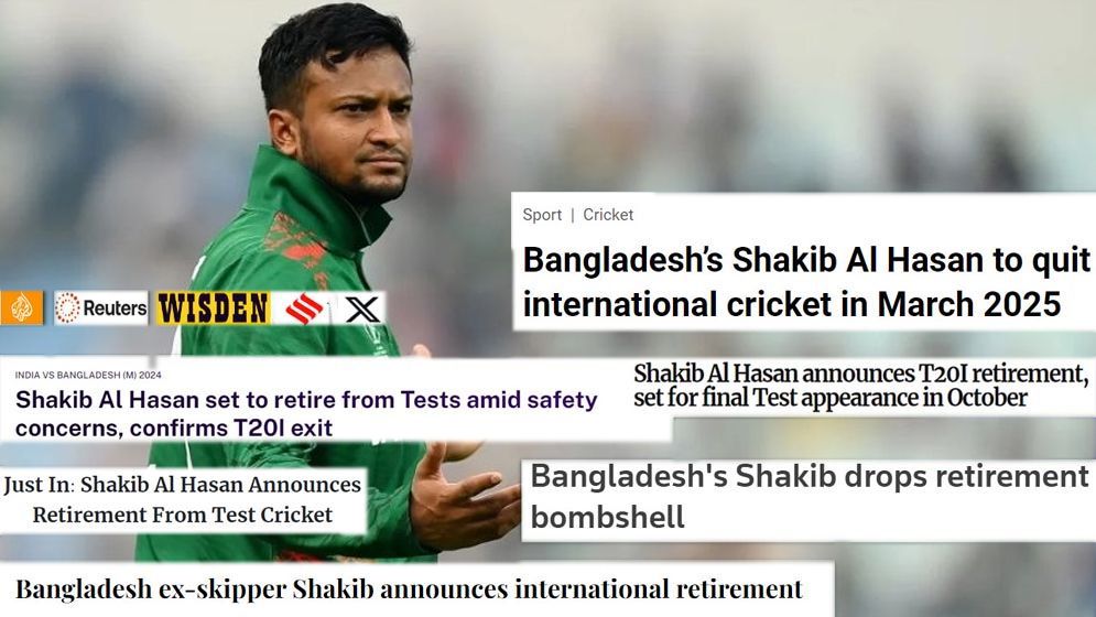 বিশ্ব গণমাধ্যমে আলোচনায় সাকিব, টুইটারে ঝড়