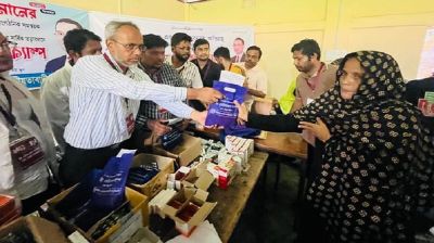 বন্যার্তদের জন্য বিনামূল্যে চিকিৎসা ক্যাম্প বিএনপির