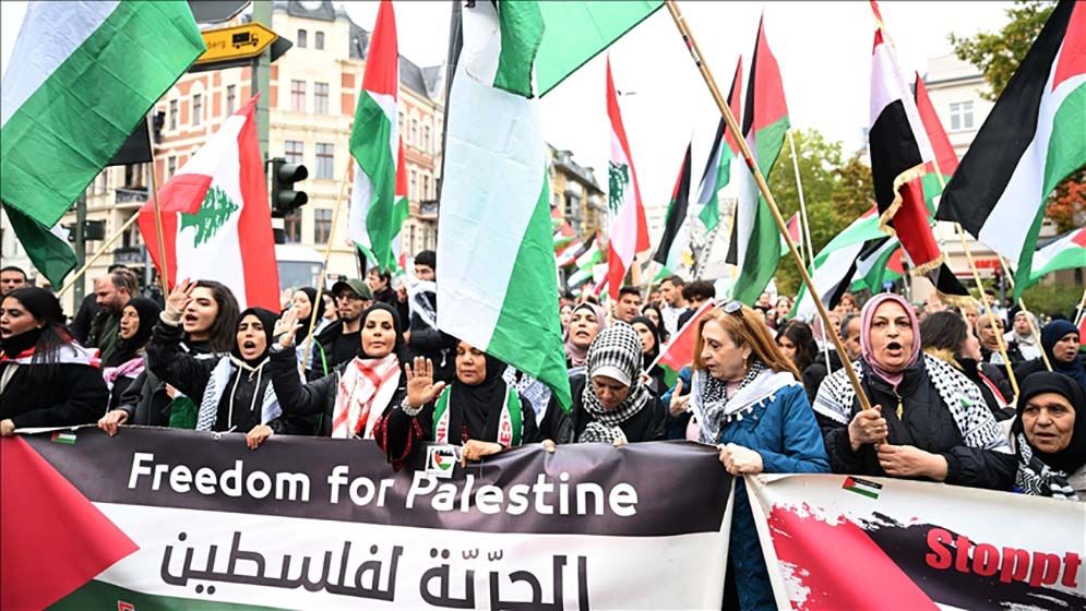 ইসরায়েলি বর্বরতার বিরুদ্ধে ইউরোপজুড়ে বিক্ষোভ 