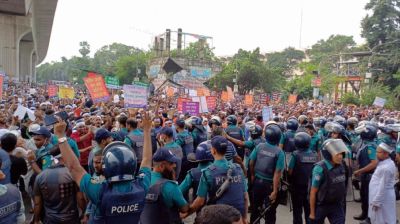 চাকরি জাতীয়করণের দাবিতে আল্টিমেটাম আউটসোর্সিং কর্মীদের