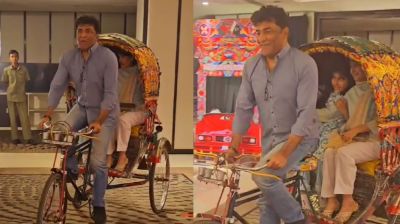 স্ত্রীকে সঙ্গে নিয়ে ঢাকায় রিকশা চালালেন পাক হাইকমিশনার, ভিডিও ভাইরাল 