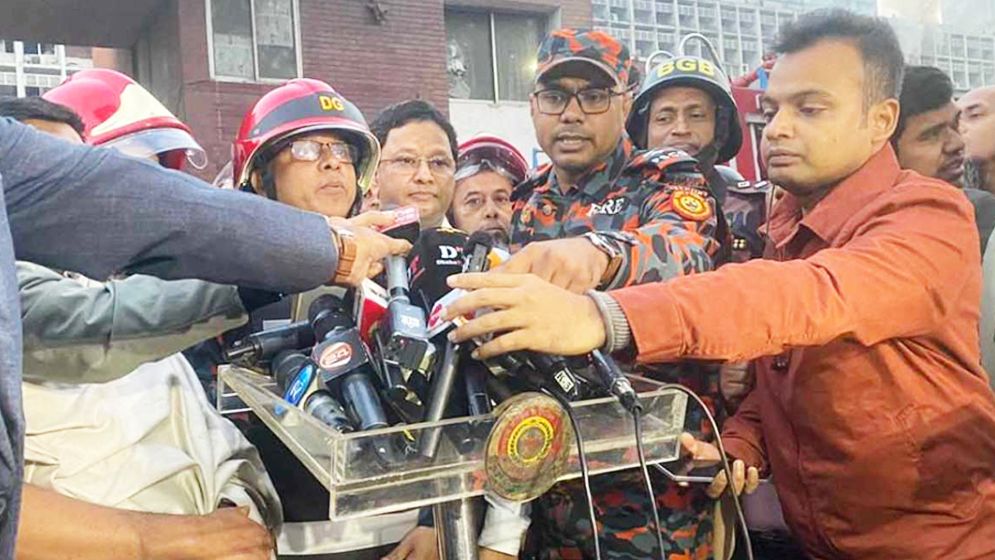 আগুনের সূত্রপাত নিয়ে নিশ্চিত হওয়া যায়নি : ফায়ারের ডিজি