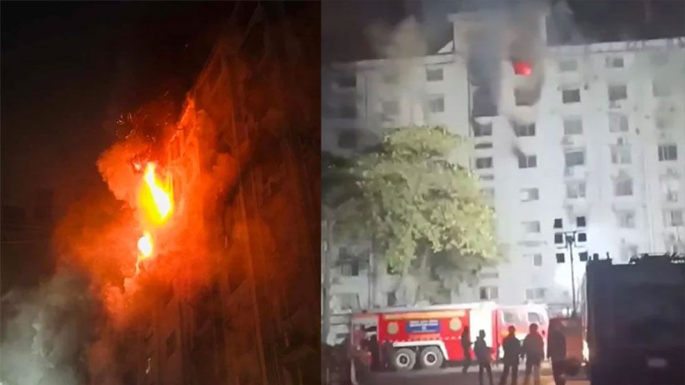 সচিবালয়ে আগুন: ৭ নম্বর ভবনে যেসব মন্ত্রণালয়
