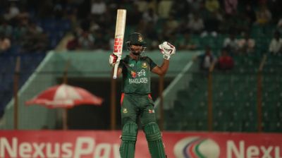 তানজিদের নান্দনিক ফিফটি, শক্ত ভিত্তি পেলো বাংলাদেশ