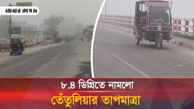 হিমালয় থেকে আসা হিমশীতল ঠান্ডা বাতাস আর ঘন কুয়াশায় ঢাকা তেঁতুলিয়া