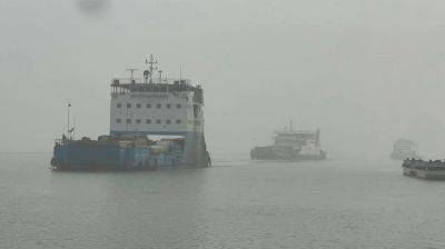 দৌলতদিয়া-পাটুরিয়া নৌরুটে ফেরি চলাচল বন্ধ