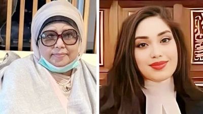 দাদীকে কাছে পেয়ে আনন্দে আত্মহারা জাইমা রহমান