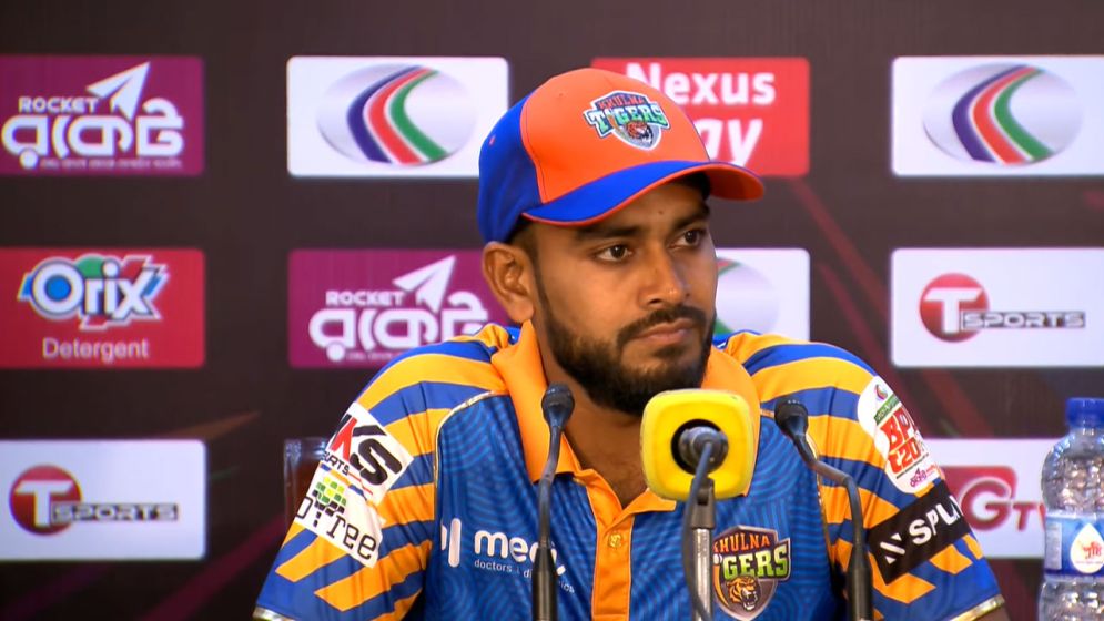 হারের দায় যাকে দিলেন খুলনা অধিনায়ক মিরাজ