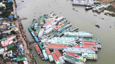 বৈরী আবহাওয়া: নদীবন্দরে লঞ্চ চলাচল বন্ধ ঘোষণা