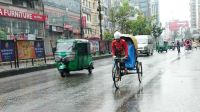 সকাল থেকে রাজধানীতে বৃষ্টি, সঙ্গে বাতাস