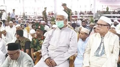 জাতীয় ঈদগাহে ঈদের নামাজ আদায় করলেন প্রধান উপদেষ্টা