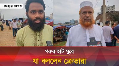 গরুর দাম কমার আশায় ক্রেতারা