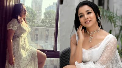 নিউইয়র্কে ‘নো মেকআপ’ লুকে রুনা খান