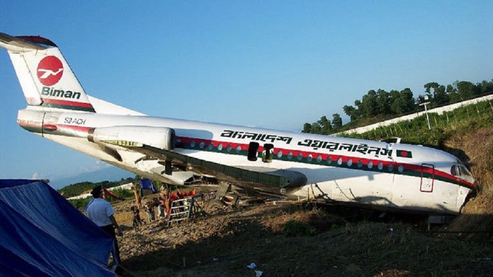 বাংলাদেশের ইতিহাসে যত বিমান দুর্ঘটনা