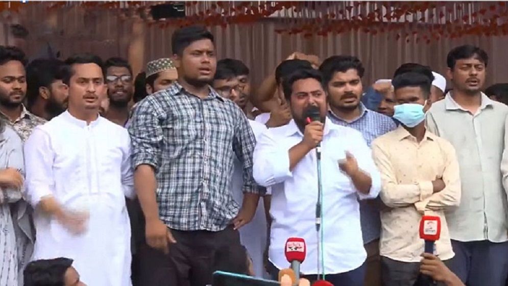 মুজিববাদীরা বাধা দিয়েছে, দ্বিগুণ গতিতে জবাব দেয়া হবে: নাহিদ ইসলাম