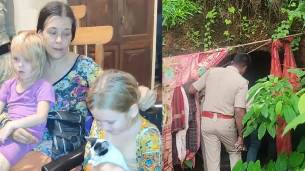 আধ্যাত্মিক নির্জনতার খোঁজে দুই শিশু নিয়ে গুহায় রুশ নারী!
