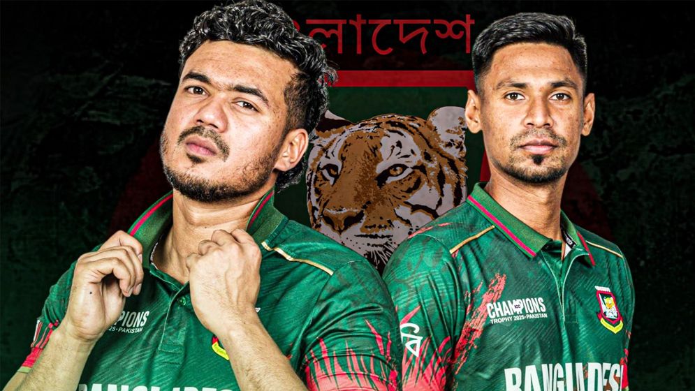 তাসকিন আহমেদ এবং মুস্তাফিজুর রহমান। ছবি : সংগৃহীত