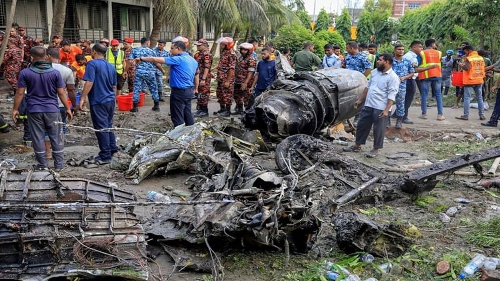 উত্তরায় বিমান দুর্ঘটনায় প্রাণহানিতে বিশ্ব নেতাদের শোক