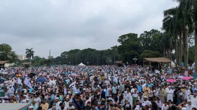সোহরাওয়ার্দী উদ্যান জনসমুদ্রে পরিণত
