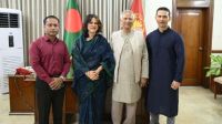 প্রধান উপদেষ্টার সঙ্গে তাজউদ্দিন পরিবারের সৌজন্য সাক্ষাৎ