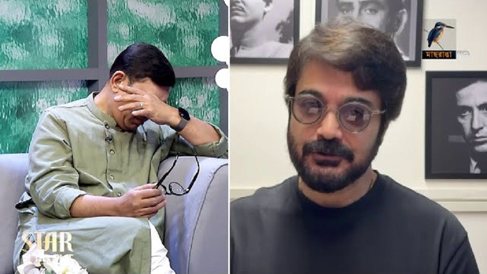 পা ছুঁয়ে প্রণাম করতে চাইলেন প্রসেনজিৎ, কাঁদলেন চঞ্চল