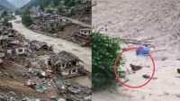 ১২৬০০ ফুট উঁচু থেকে হঠাৎ নেমে আসা পানিতে ভেসে গেছেন ৯ সেনা