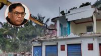 গুঁড়িয়ে দেয়া হলো নসরুল হামিদের অবৈধ বাংলো