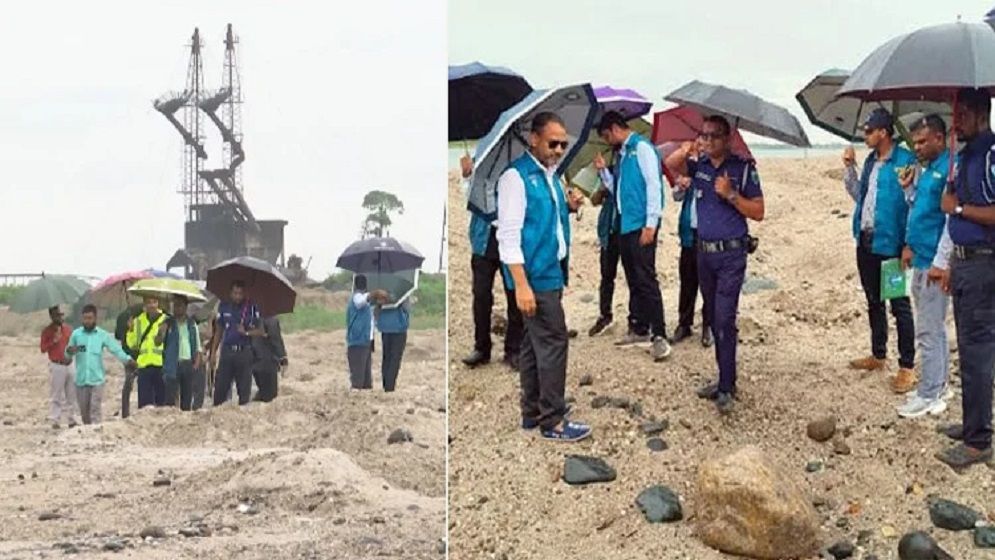 ভোলাগঞ্জে অবৈধভাবে সাদা পাথর উত্তোলন, দুদকের অভিযান