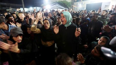 গাজায় যুদ্ধবিরতি চুক্তিতে উচ্ছ্বাসের জোয়ার