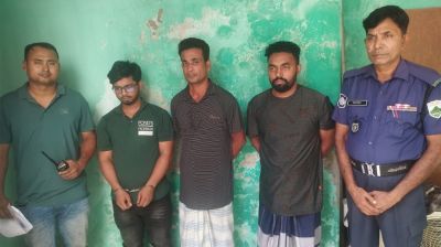 নারী রোগীকে অজ্ঞান করে শ্লীলতাহানির চেষ্টা, ৩ জন কারাগারে