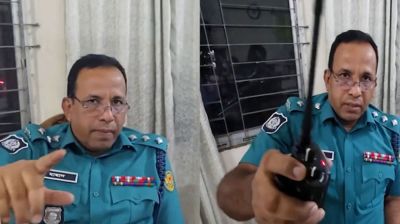 নেক্সট টাইম পেলে গাড়িসহ লটকাইয়া রাখবো, সাংবাদিককে ট্রাফিক পুলিশের এসি