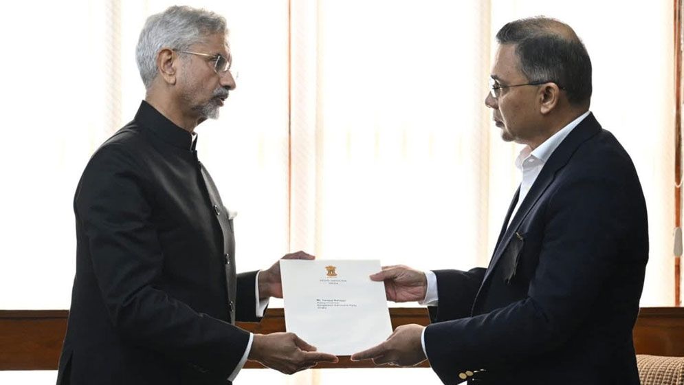 মোদির ব্যক্তিগত চিঠি তারেক রহমানের কাছে পৌঁছে দিয়েছি : জয়শঙ্কর