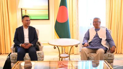 সন্ধ্যায় প্রধান উপদেষ্টার সঙ্গে তারেক রহমানের বৈঠক