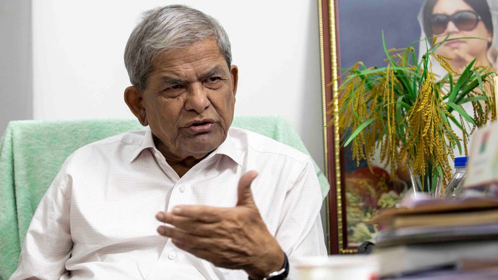 শেখ হাসিনা দীর্ঘ মেয়াদে প্রাসঙ্গিক থাকবেন না, দ্য উইককে মির্জা ফখরুল