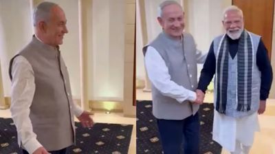 ‘মোদি জ্যাকেট-কুর্তা’ পরে মোদিকে নেতানিয়াহুর চমক 
